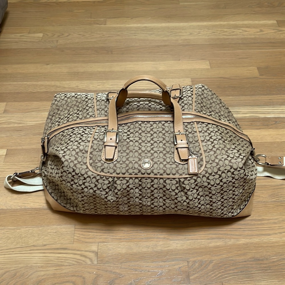 Authentic Coach overnight duffel bag